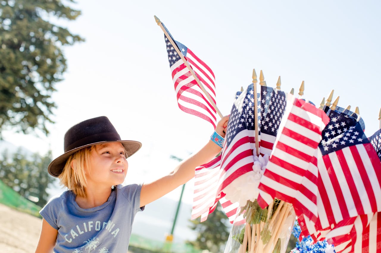 Trump flags