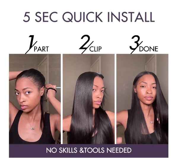 Short Clip-In Hair Extensions