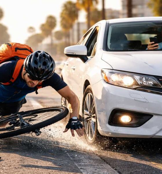Distracted Driving Bicycle Accidents Los Angeles