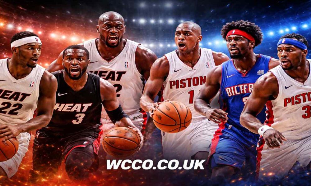 Miami Heat vs Detroit Pistons Timeline